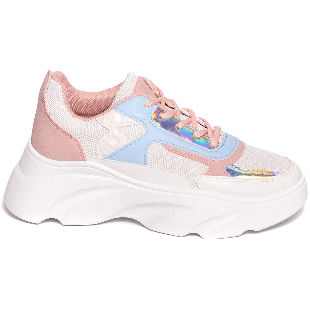 Pantofi sport dama Xavi, Roz, Roz