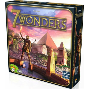 Joc de societate - 7 Wonders - Asmodee - Editie in limba romana, Multicolor, 10 ani+ Joc de societate - 7 Wonders - Asmodee - Editie in limba romana, Multicolor, 10 ani+