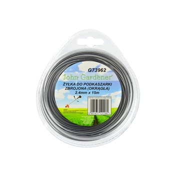 Fir pentru taiere cu profil rotund 2.4mm x 15m, GEKO G73962 Fir pentru taiere cu profil rotund 2.4mm x 15m, GEKO G73962