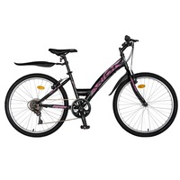bicicleta trekking roata 24 inch frana v-brake rich csr2430a 6 viteze culoare negrufucsia imagen 24_0_
0