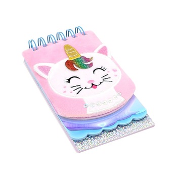Carnetel 3D - Pisica unicorn, 120 de pagini Carnetel 3D - Pisica unicorn, 120 de pagini