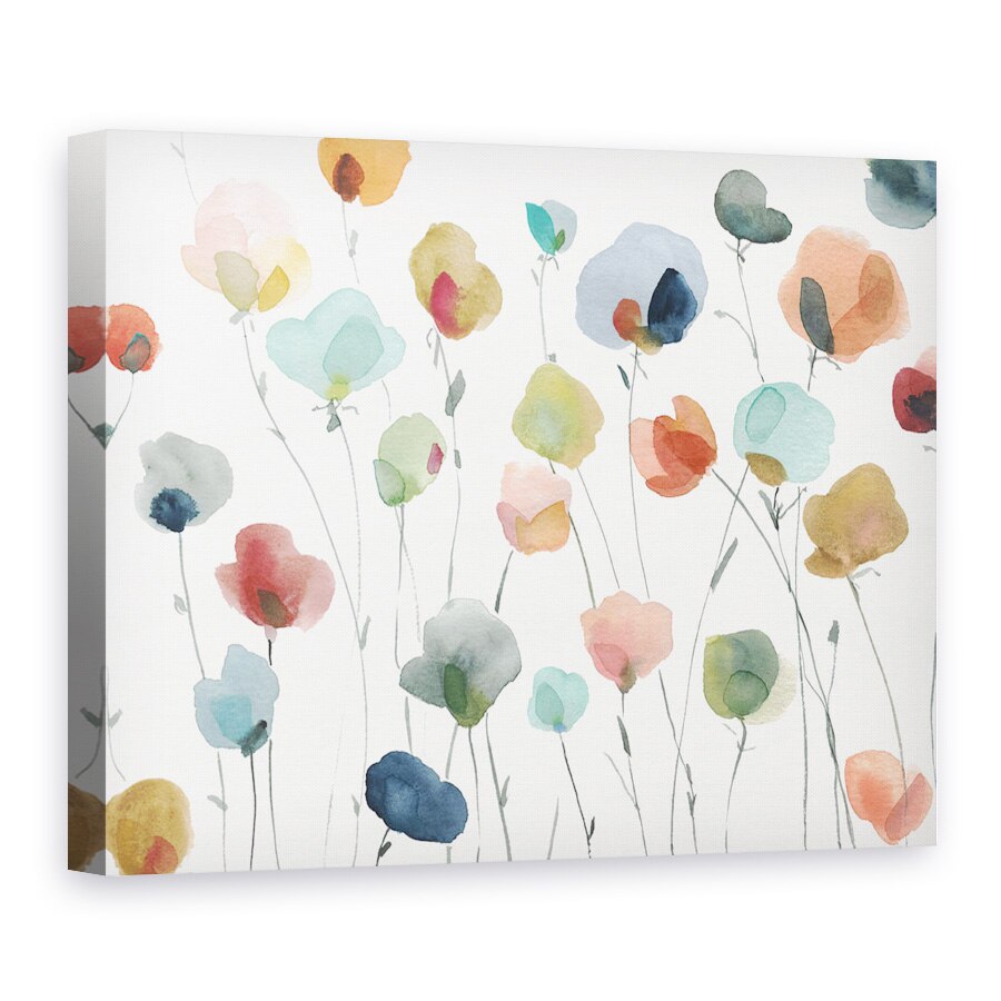 Tablou canvas - Flori, Colorate, Camp De Acadele, Pictura, 75 x 100 cm