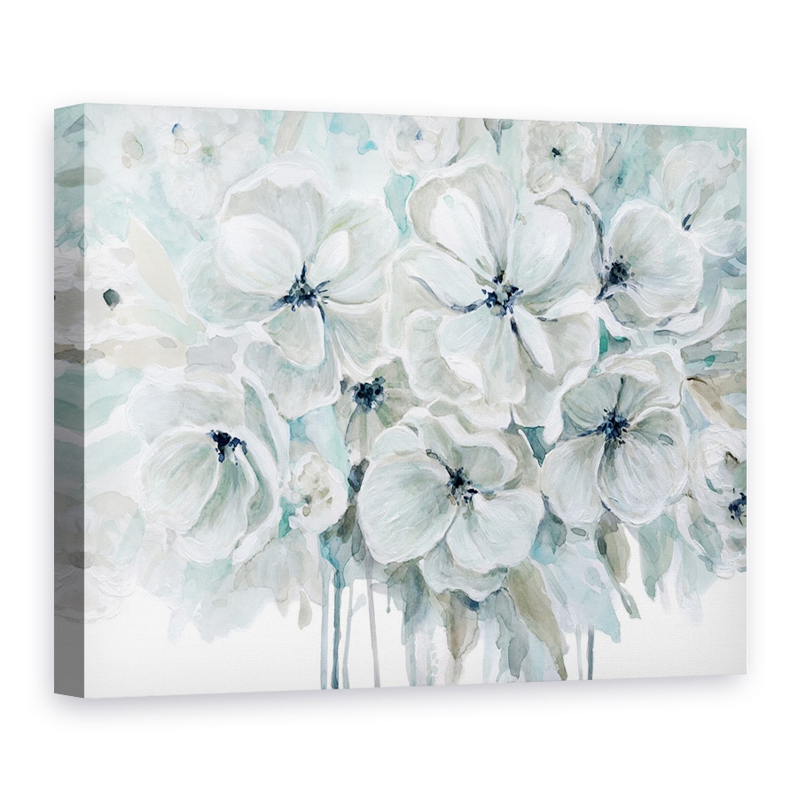 Tablou canvas - Flori, Alb, Armonie, Pictura, 30 x 40 cm
