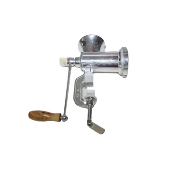 Masina de tocat carne manuala, din aluminiu, capacitate 1250kg, gri Masina de tocat carne manuala, din aluminiu, capacitate 1250kg, gri