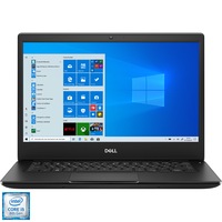 Laptop ultraportabil Dell Latitude 3400 cu procesor Intel Core i5-8265U pana la 3.90 GHz, 14", Full HD, 8GB, 256GB SSD, Intel UHD Graphics, Windows 10 Pro, Black