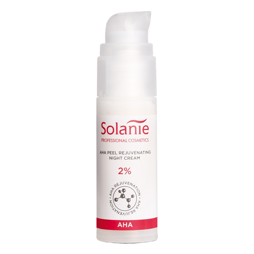 Crema de noapte Solanie AHA Peel pentru intinerire - 30 ml