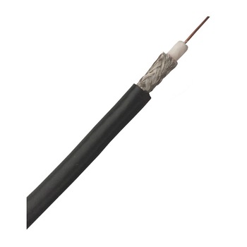 Cablu coaxial RG6, 75 Ohm, 18 AWG, cupru unifilar, rola 200 metri Cablu coaxial RG6, 75 Ohm, 18 AWG, cupru unifilar, rola 200 metri
