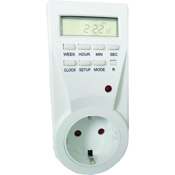 Priza Programabila de interior reglaj digital 24 ore Comtec Priza Programabila de interior reglaj digital 24 ore Comtec