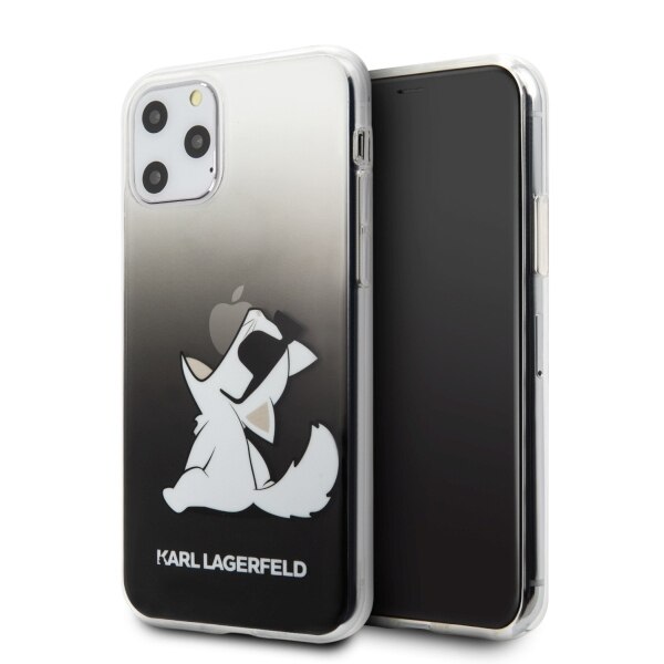 Husa Karl Lagerfeld Fun Glasses Choupette pentru iPhone 11 Pro negru