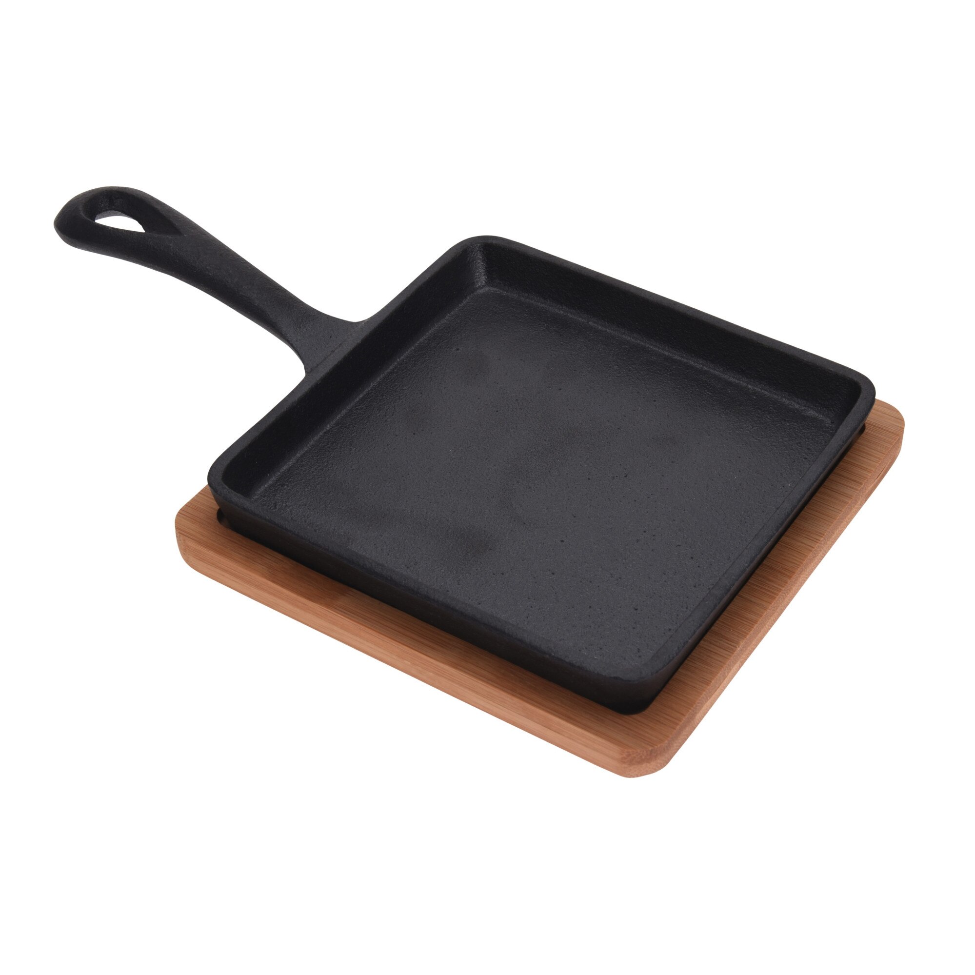 Set servire Tapas, platou bambus, 24x15 cm