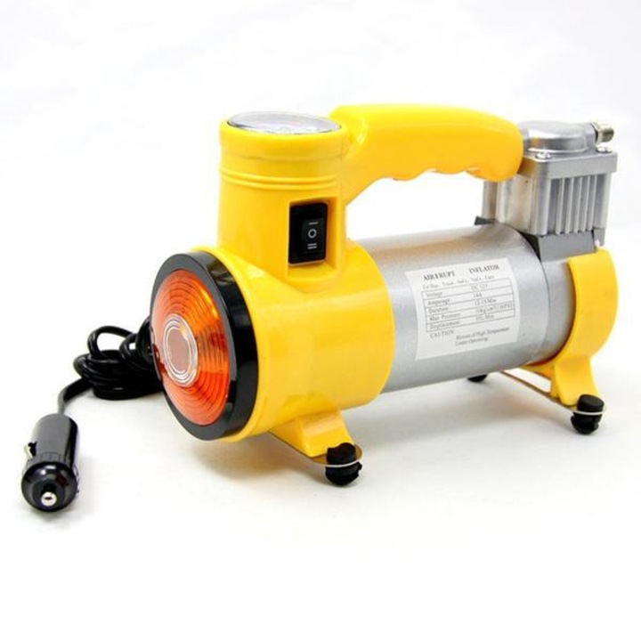 Компресор Cyclone, За големи автомобили, 12 V, 35 L / Min, 150 PSI, Жълт