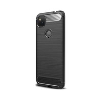 Husa Google Pixel 4a, SILKASE, culoare carbon negru