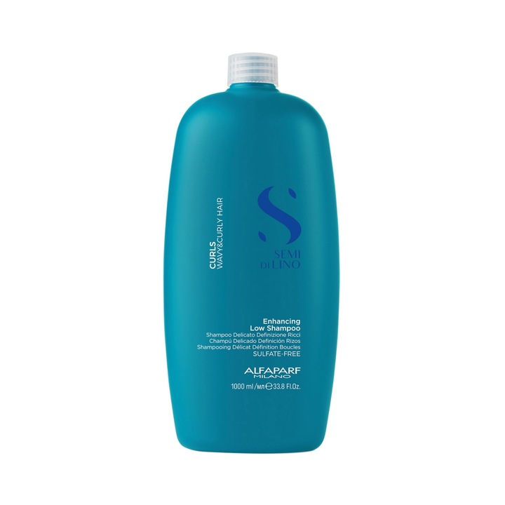 Alfaparf Milano Semi Di Lino Curls Enhancing Shampoo sampon hranitor pentru luciu parului ondulat si cret 1000 ml