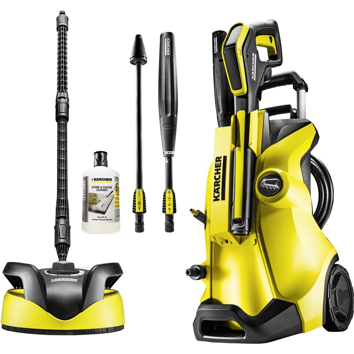 Aparat de spalat cu presiune Karcher K4 Full Control Home, 1800 W, 420 l/h, 130 bar, 40°C temperatura maxima