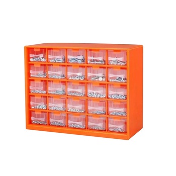 Organizator pentru piese mici Timeless Tools, cu 25 sertare transparente Organizator pentru piese mici Timeless Tools, cu 25 sertare transparente