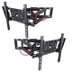Suport TV inclinabil si rotativ Timeless Tools, Capacitate 40 kg, Diagonala intre 26-65 cm, Negru