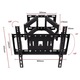 Suport TV inclinabil si rotativ Timeless Tools, Capacitate 40 kg, Diagonala intre 26-65 cm, Negru