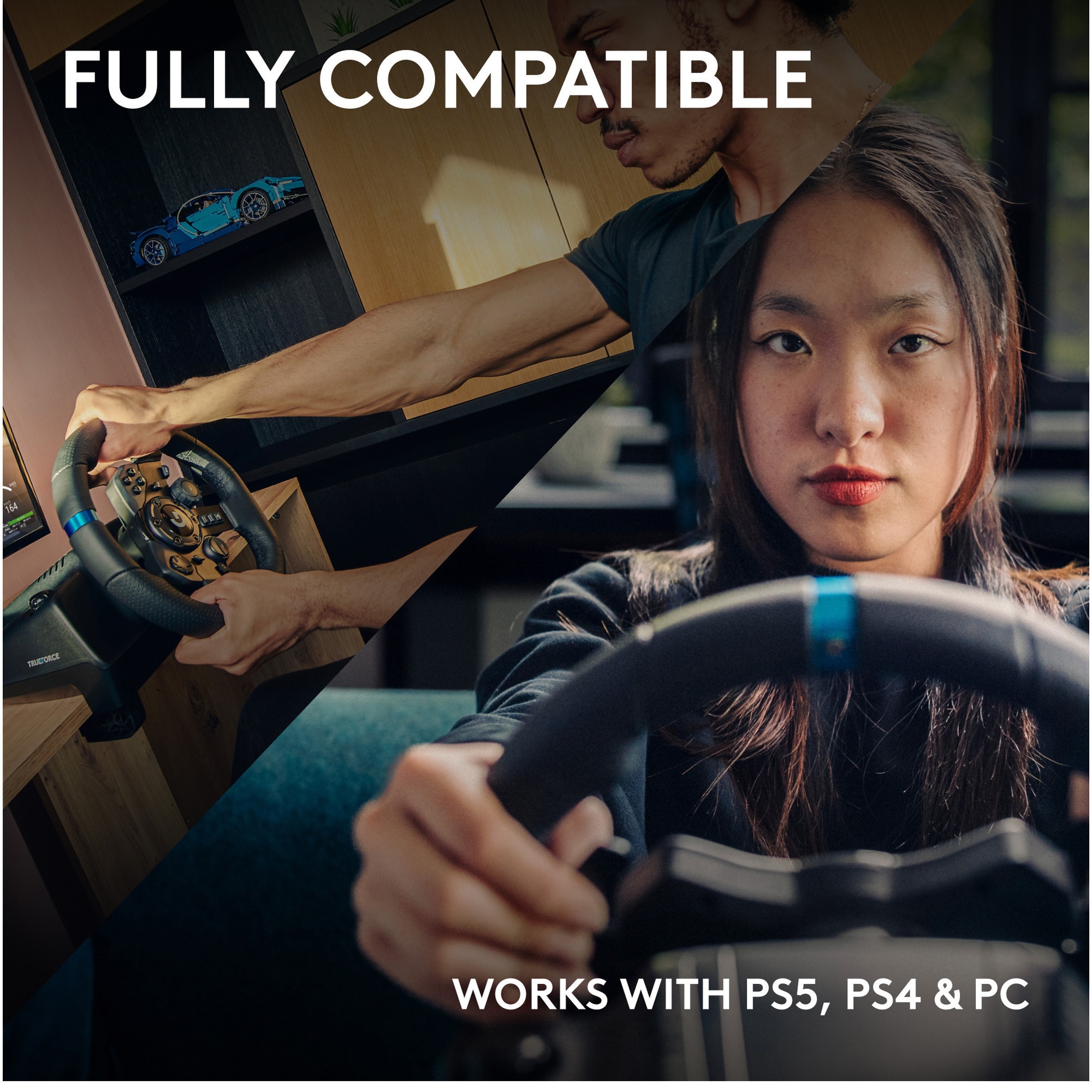Volan Logitech G923 Trueforce pentru PS5, PS4 and PC - eMAG.ro