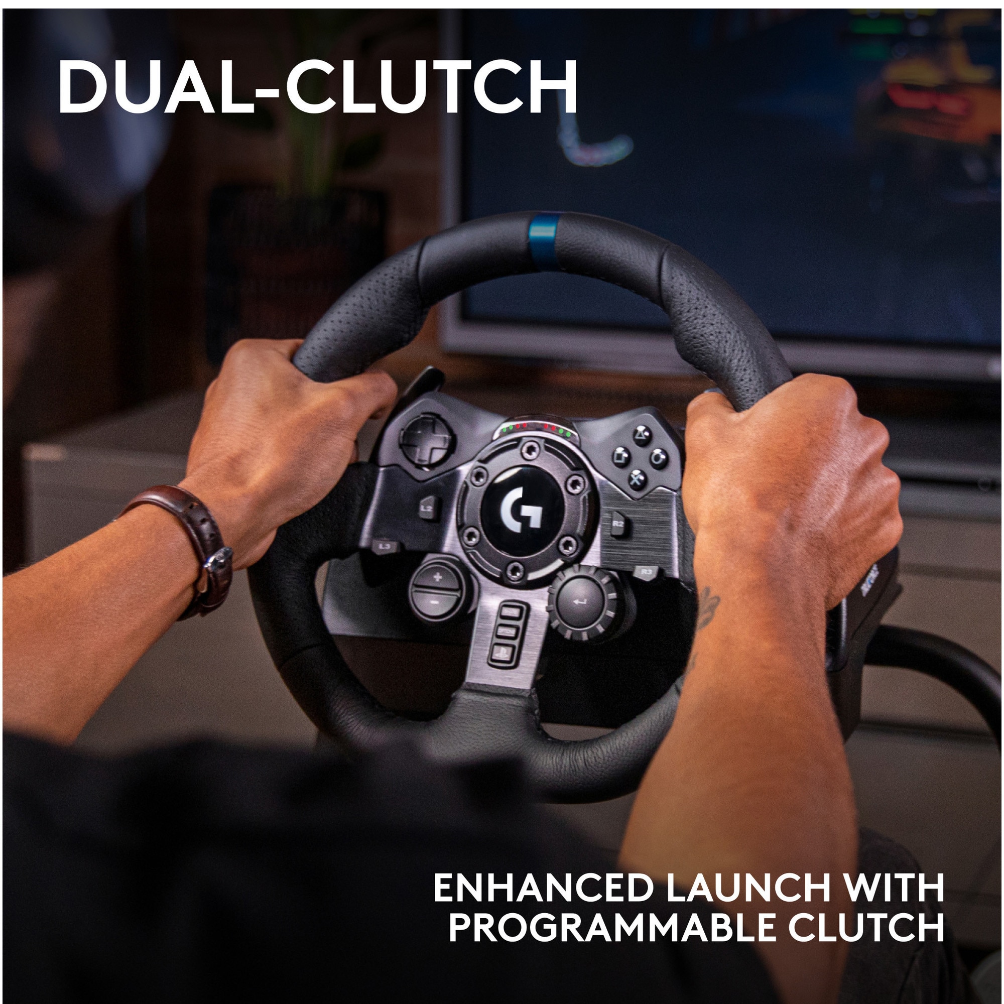 Volan Logitech G923 Trueforce pentru PS5, PS4 and PC - eMAG.ro