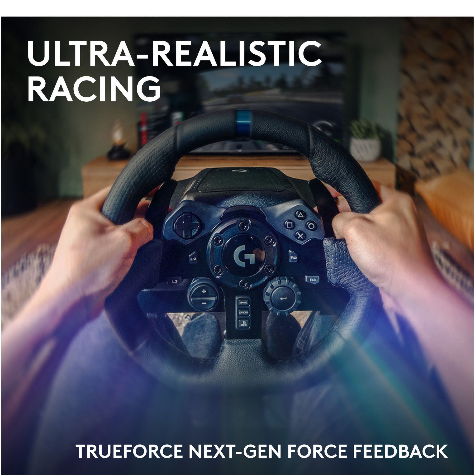 Volan Logitech G923 Trueforce pentru PS5, PS4 and PC - eMAG.ro