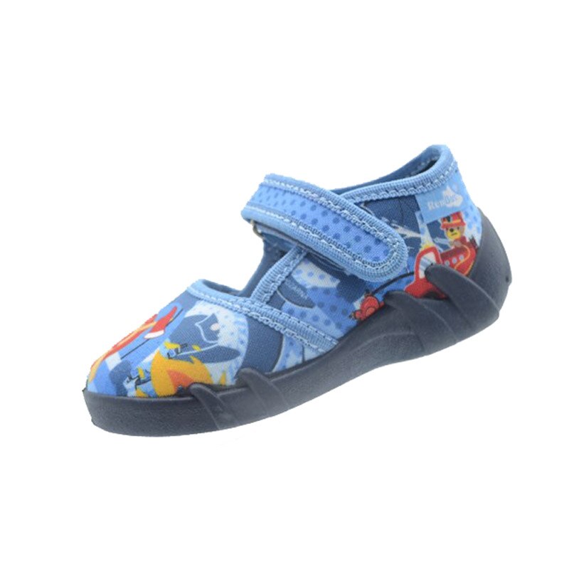 Pantofi din panza pentru baieti Renbut 33-416-98A, Albastru