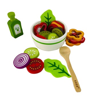 Jucarie Bolul cu fructe si legume, din ceramica si lemn, Unitoys Jucarie Bolul cu fructe si legume, din ceramica si lemn, Unitoys