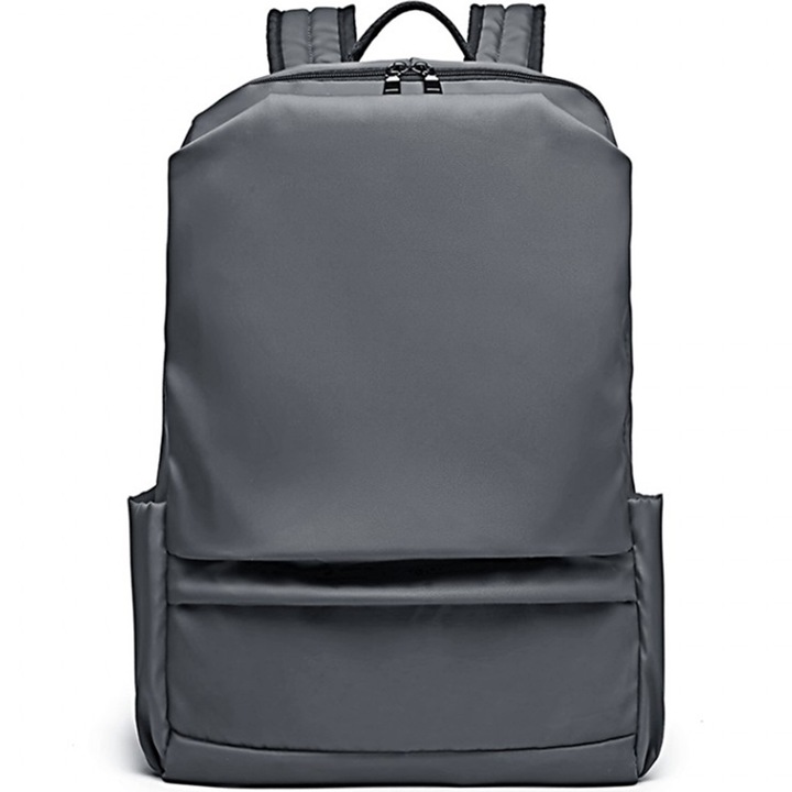 Rucsac universal, laptop 15 inch cu port USB, si AUX, rezistent la stropi de apa, KONO, E6913GY, Gri