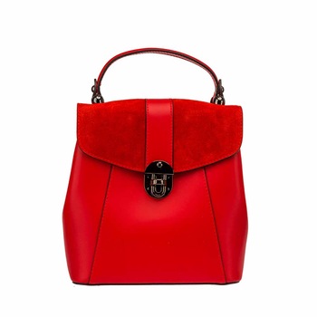 Rucsac dama,piele,Toro Nero,Brizo red Rucsac dama,piele,Toro Nero,Brizo red