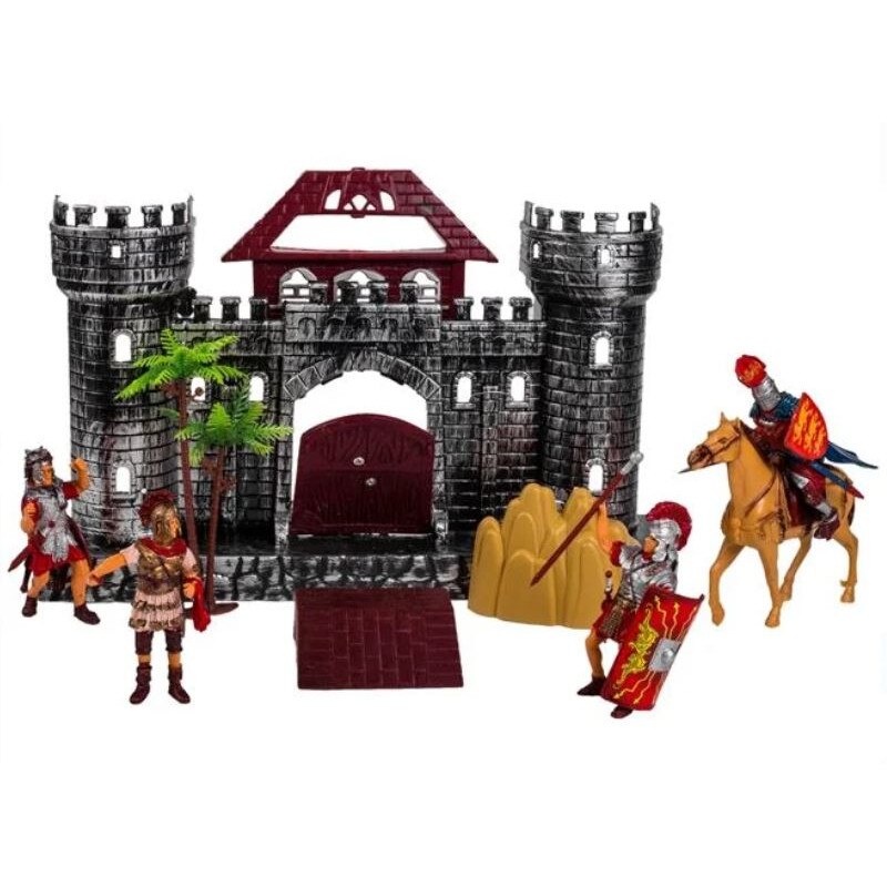 Set figurine soldati romani apara castelul, SG, 8 piese
