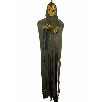 Dovleac Decorativ Halloween, Atelier, 200cm, Textil si mecanic, Negru/galben Dovleac Decorativ Halloween, Atelier, 200cm, Textil si mecanic, Negru/galben
