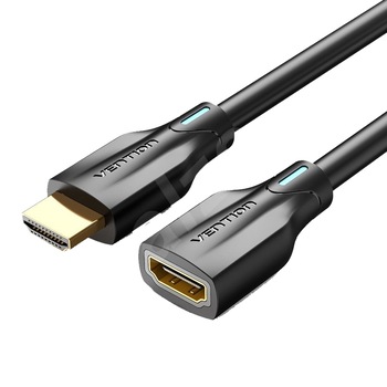 Cablu extensie HDMI 2.1 8K , True HDR, eARC , VRR , Ultra High Speed 48Gb / s , 1.5 metri, Vention Cablu extensie HDMI 2.1 8K , True HDR, eARC , VRR , Ultra High Speed 48Gb / s , 1.5 metri, Vention