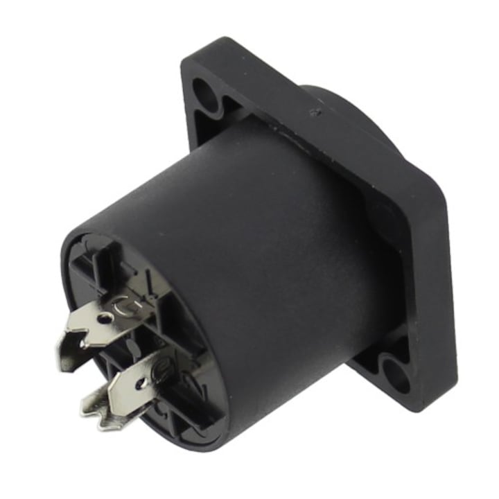 Mufa SpeakOn mama, 4 pini, pe panou - 123750