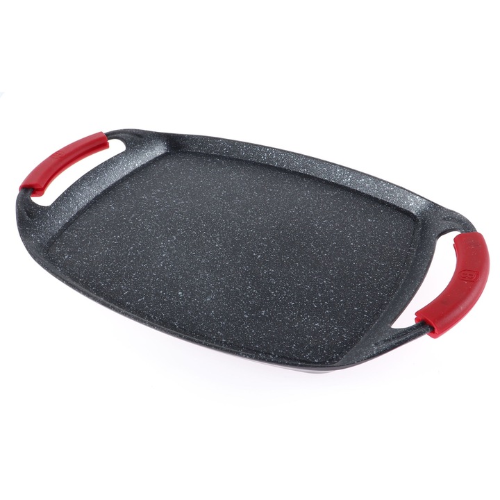 Tava grill, aluminiu forjat, 36 x 23 cm