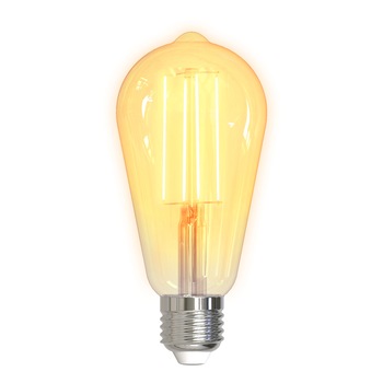 Bec inteligent cu filament LED - DELTACO SMART HOME ST64, E27, WiFi 2.4GHz, 5.5W, 470lm, reglaj continuu, 1800K-6500K, 220-240V Bec inteligent cu filament LED - DELTACO SMART HOME ST64, E27, WiFi 2.4GHz, 5.5W, 470lm, reglaj continuu, 1800K-6500K, 220-240V