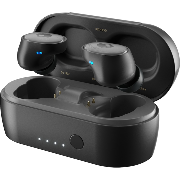 Skullcandy Sesh Evo fülhallgató, Bluetooth, Vezeték nélküli, Fekete