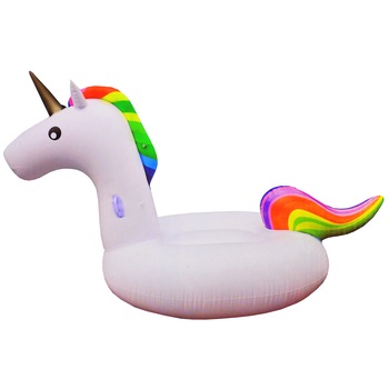 Saltea gonflabila Unicorn, de dimensiuni 280 cm x 120 cm, Alb - EN156491 Saltea gonflabila Unicorn, de dimensiuni 280 cm x 120 cm, Alb - EN156491