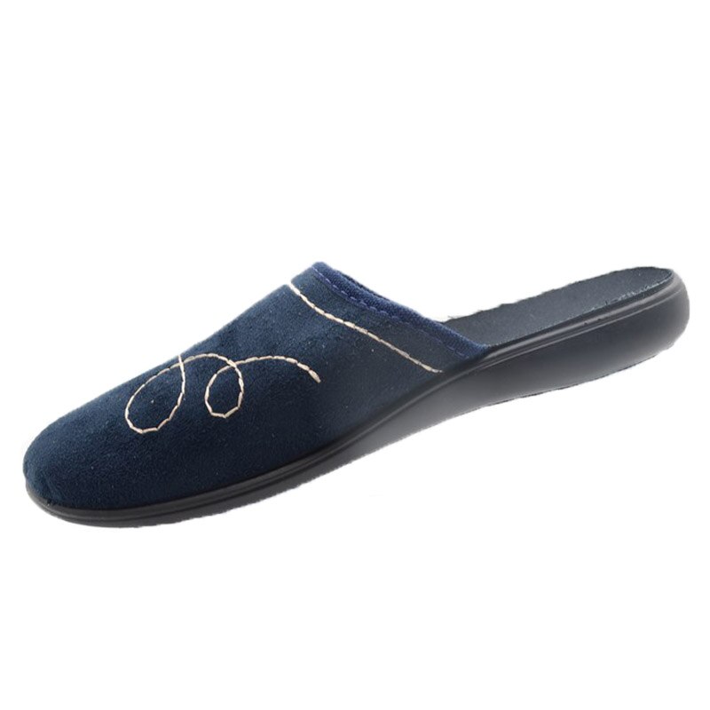 Papuci de casa dama 3F 3FN3B2, Bleumarin