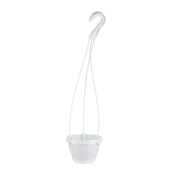 Ghiveci suspendat, Tedi, diametru 20 cm, alb Ghiveci suspendat, Tedi, diametru 20 cm, alb