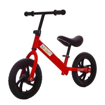 Bicicleta fara pedale, cadru aluminiu, B01 rosu - Krista® Bicicleta fara pedale, cadru aluminiu, B01 rosu - Krista®