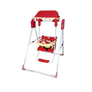 Leagan copii, interior-exterior, Jolly Kids, 115 x 100 x 70 cm, Panou cu melodie, BS37, ROSU Leagan copii, interior-exterior, Jolly Kids, 115 x 100 x 70 cm, Panou cu melodie, BS37, ROSU