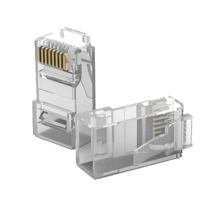 RJ45 CAT 6 UTP конектори, 50 бр., Vention
