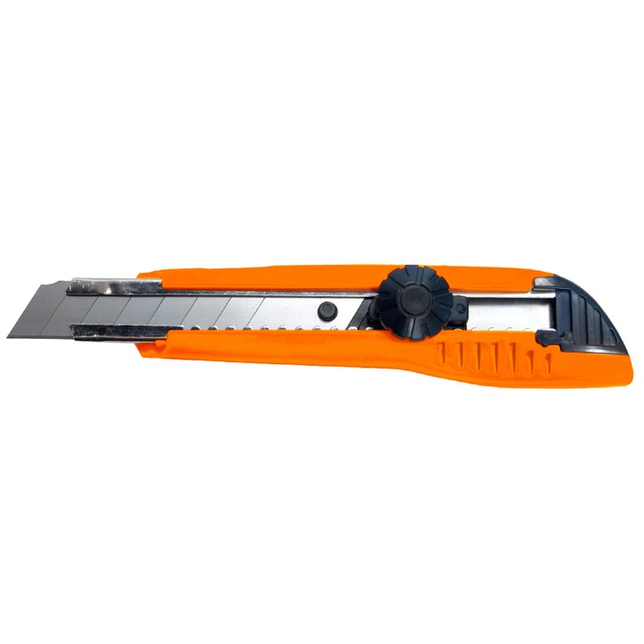 Cutter 1 Lama 0289 EvoTools, cu lama 100 x 18mm si maner plastic + TPR 160mm