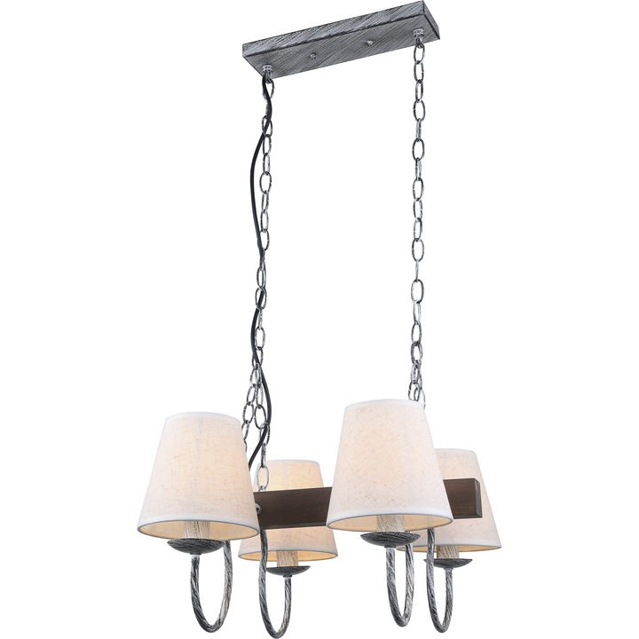 Candelabru Klausen Epoca 4, Crem, KL 6396, E14, 4x7 W