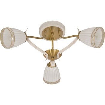 Lusta Klausen Zoe 3, Bronz/Alb, KL 3038, E14, 3x7W Lusta Klausen Zoe 3, Bronz/Alb, KL 3038, E14, 3x7W
