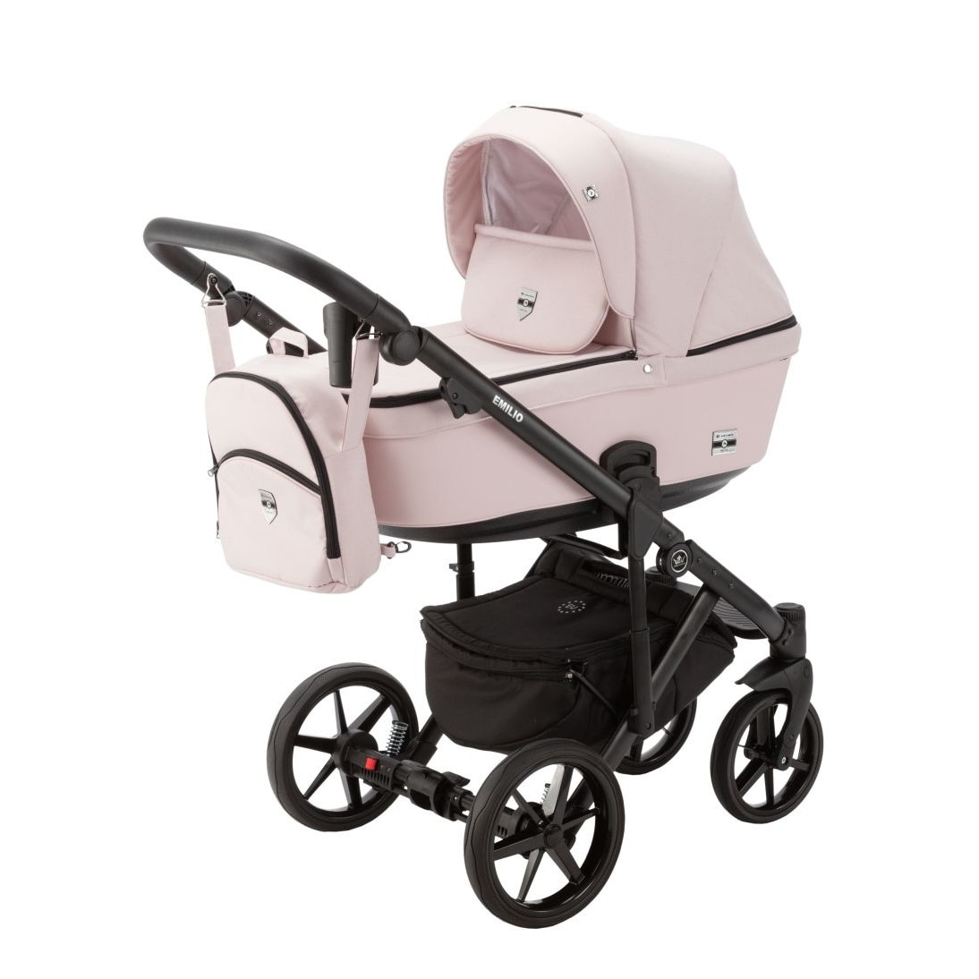 Carucior copii 2 in 1 Emilio Adamex Pink Motion EM259