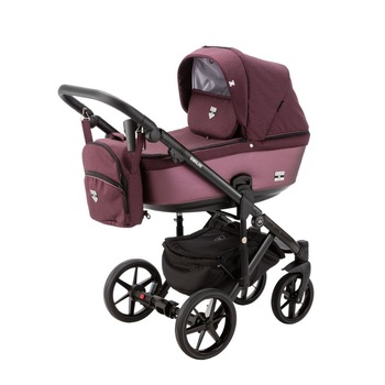 Carucior copii 3 in 1 Emilio Adamex Burgundy EM274 Carucior copii 3 in 1 Emilio Adamex Burgundy EM274