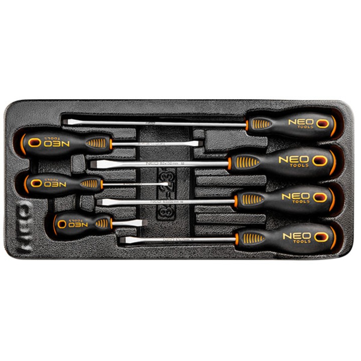 Модул плоска отвертка, Neo Tools, 84-231, комплект от 7 броя