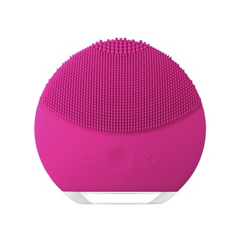 Dispozitiv de curatare faciala , orice tip de ten , roz inchis Dispozitiv de curatare faciala , orice tip de ten , roz inchis