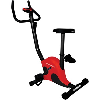 Bicicleta fitness mecanica DYNAMIC S80, greutate maxima utilizator 90kg, culoare negru-rosu Bicicleta fitness mecanica DYNAMIC S80, greutate maxima utilizator 90kg, culoare negru-rosu