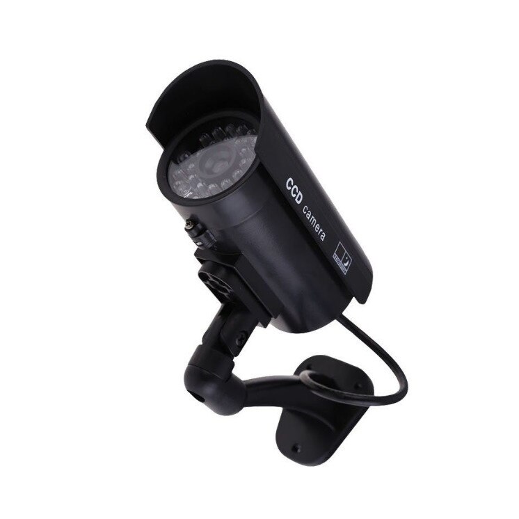 Camera falsa de supraveghere , aspect real, pentru interior / exterior, led rosu